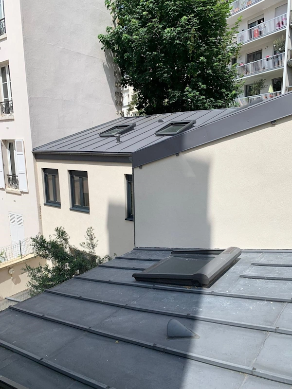 Surelevation maison parisienne 14e