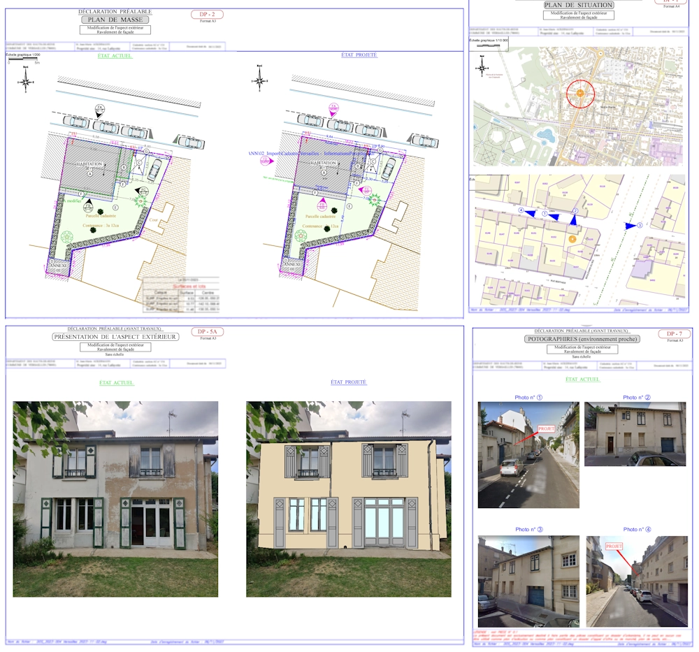 DP ravalement de façade