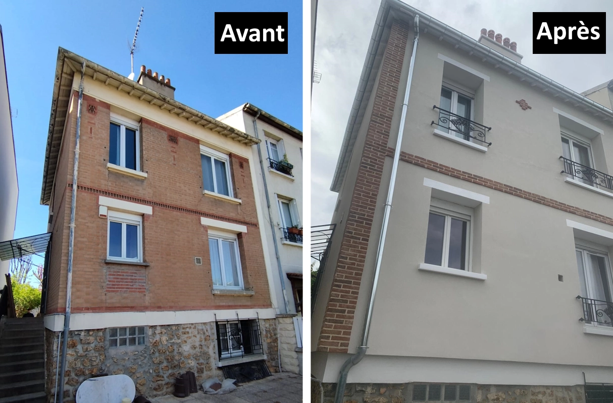 ITE avant après