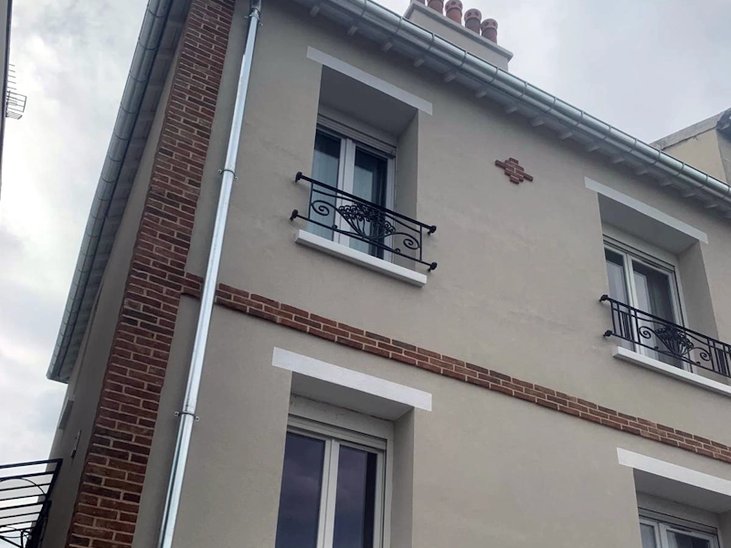 Nos ravalements Ravalement d'une façade à Vitry-sur-Seine