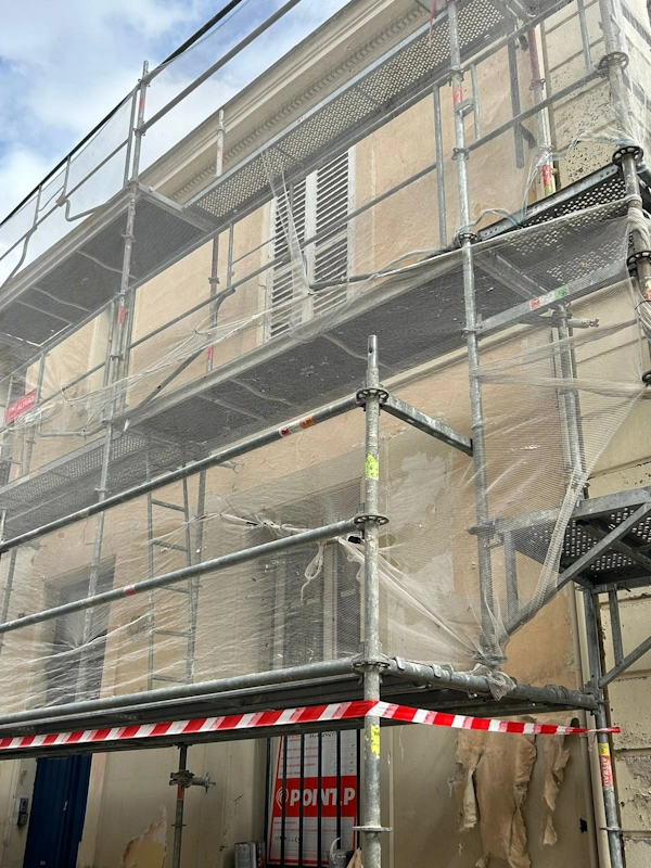 Renovation de facade a viroflay