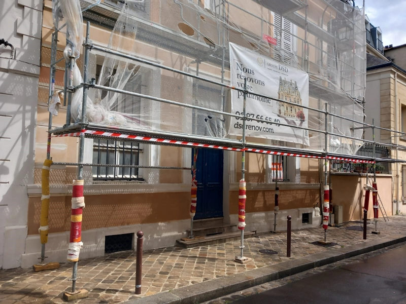 Restauration facade viroflay 78
