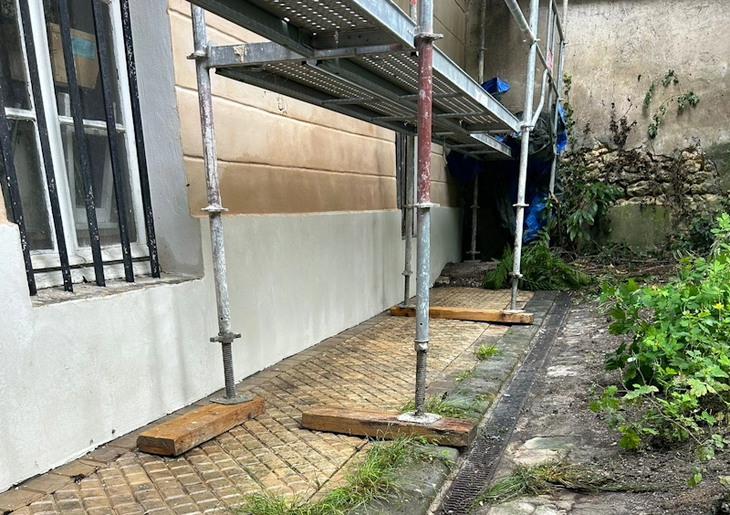 Soubassement de facade viroflay