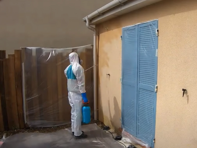 Produit anti mousse façade