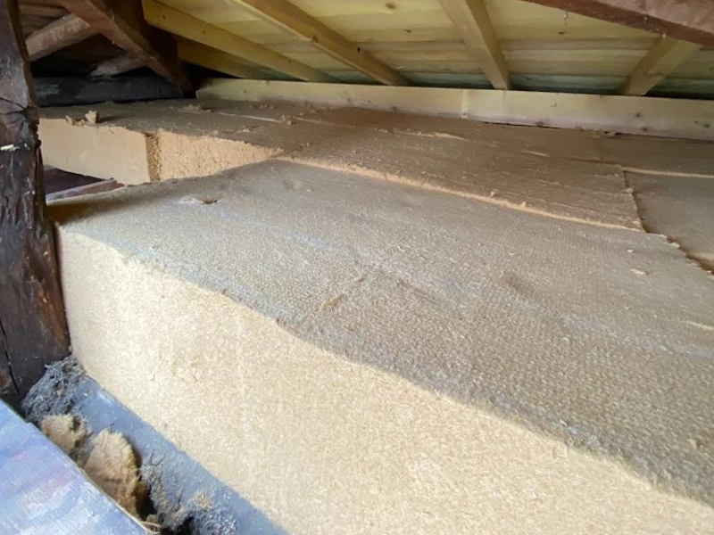 Fibre de bois isolation toiture