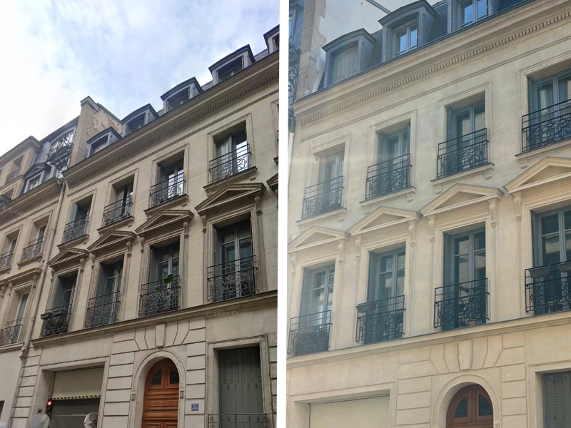 Entreprise de rénovation de façade à Paris et en Île-de-France Prix de nettoyage d'une façade au m2