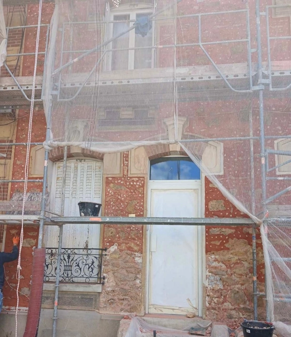 Rocaillage facade