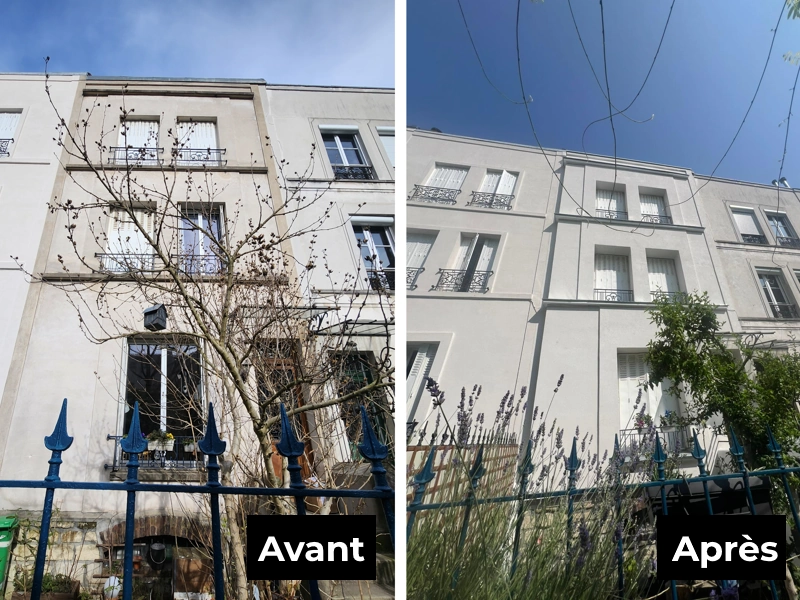 ITE Paris avant/après