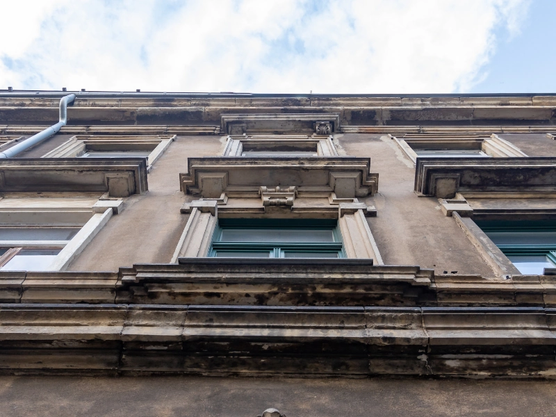 Ravalement murs en mâchefer