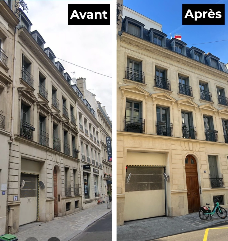 Entreprise de ravalement de façade à Paris 8eme