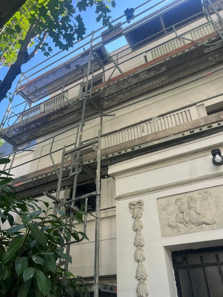 Restauration de facade ancienne 75016