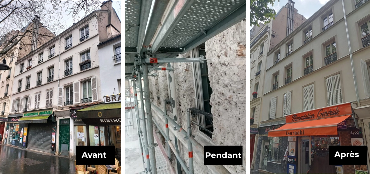 Les étapes d'un enduit isolant extérieur