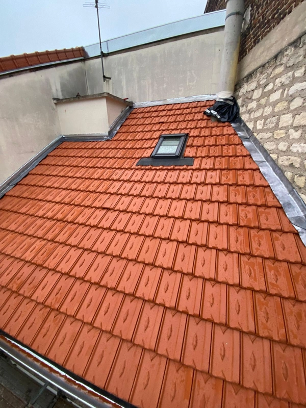 Renovation toiture hotel ibis paris crimee la villette