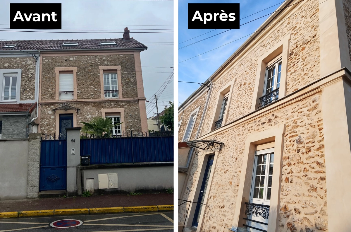 Ravalement de façade Montfermeil