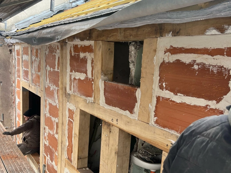 Rénovation complète des pans de bois