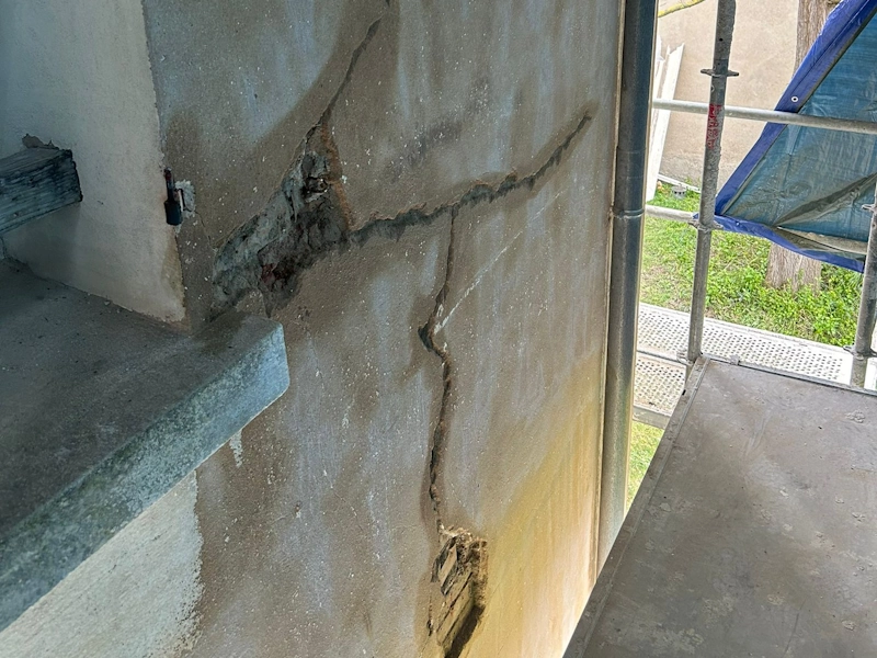 Réparation de fissures de maison