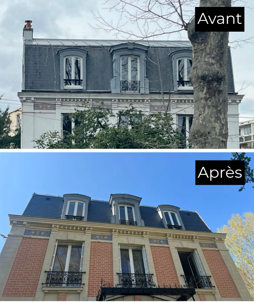 Rénovation de toiture au Vésinet