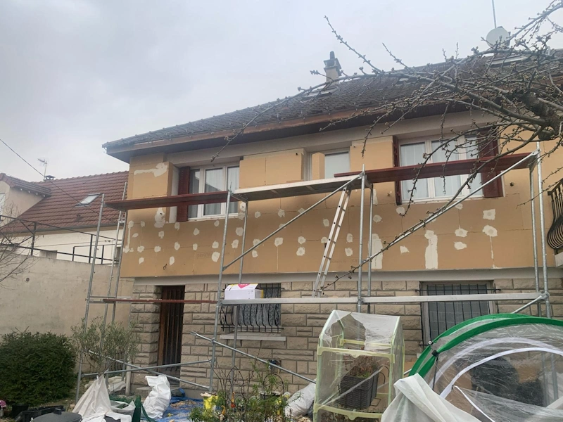 Isolation exterieure murs houilles