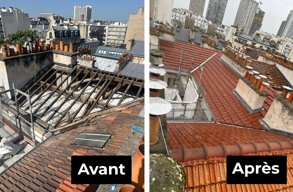 Entreprise de couverture à Paris 15e