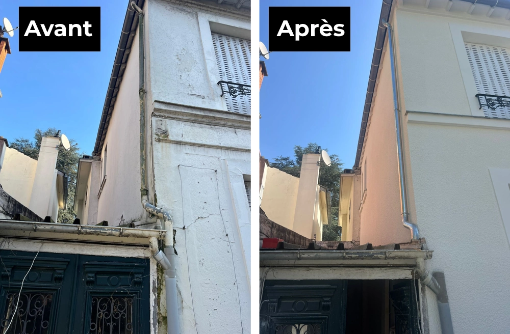 Ravalement Paris 20 avant après