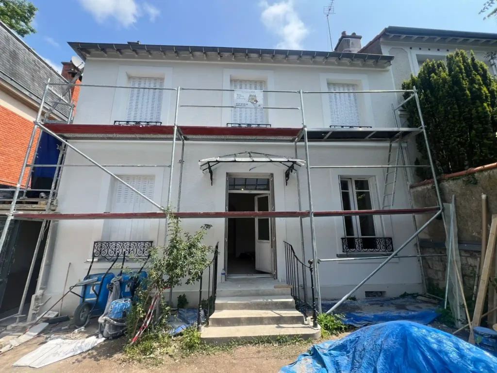 Application chaux traditionnelle paris 75020