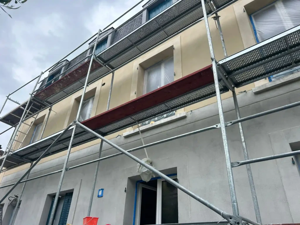 Finition enduit chaux bagnolet