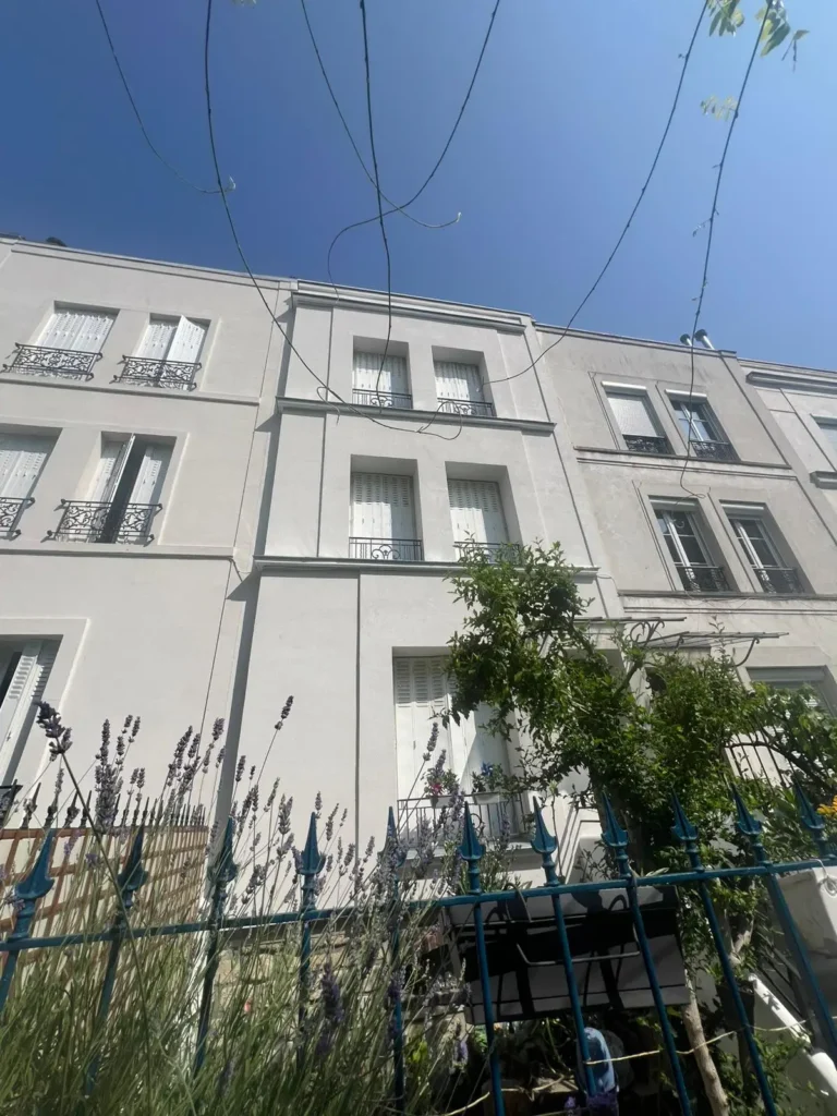 Maison ite facade paris 13e