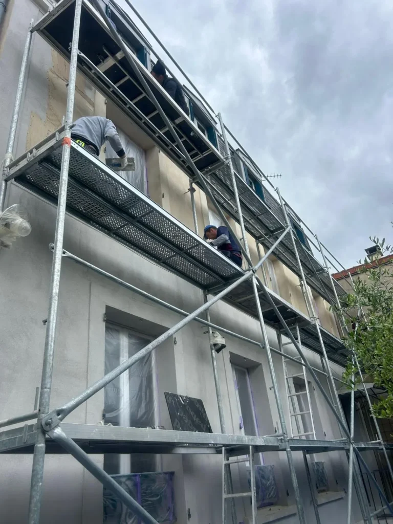 Renovation exterieure enduit bagnolet
