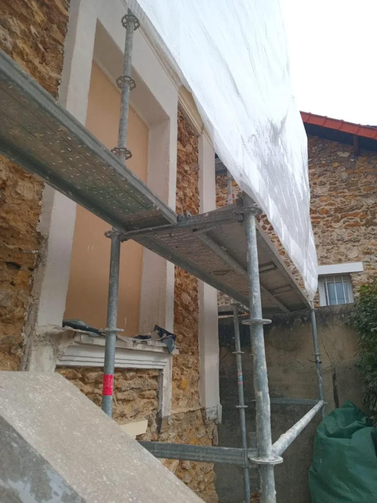 Travaux pierre facade rosny