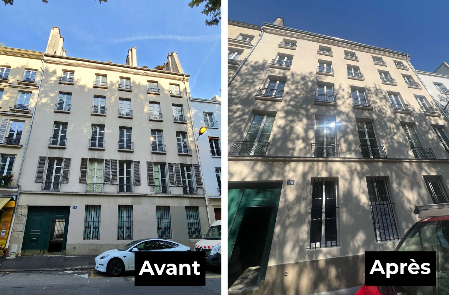 Ravalement de façade Paris 75005