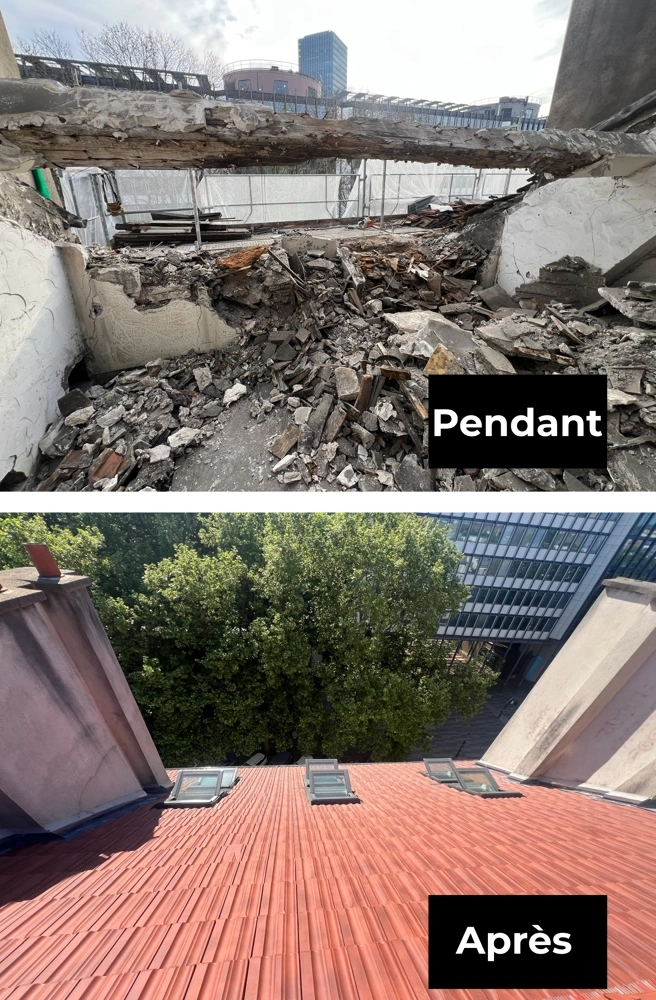 Rénovation de charpente Paris 5e