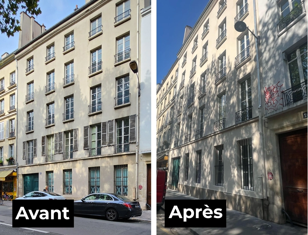 Ravalement extérieur Paris 75005