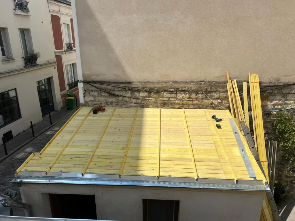 Chantier zinc paris 17e