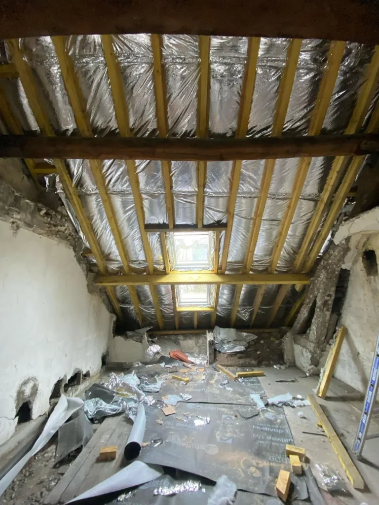 Remplacement toit vieux paris 5