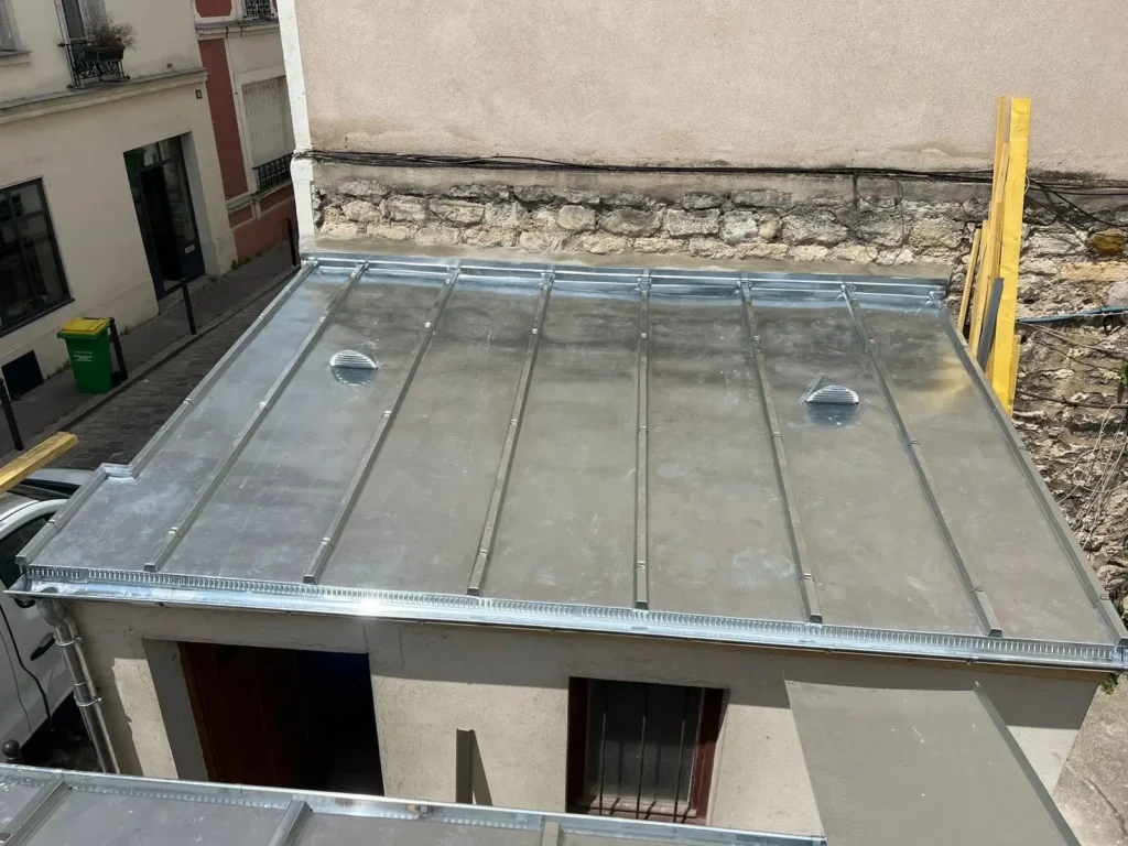 Toiture zinc parisienne 75017