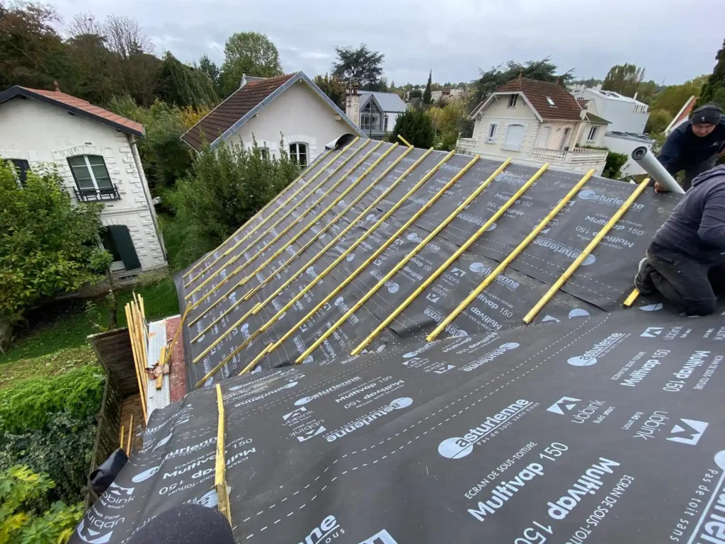 Travaux toiture couvreur velizy