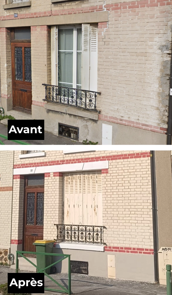 Ravalement de façade à Malakoff (92)
