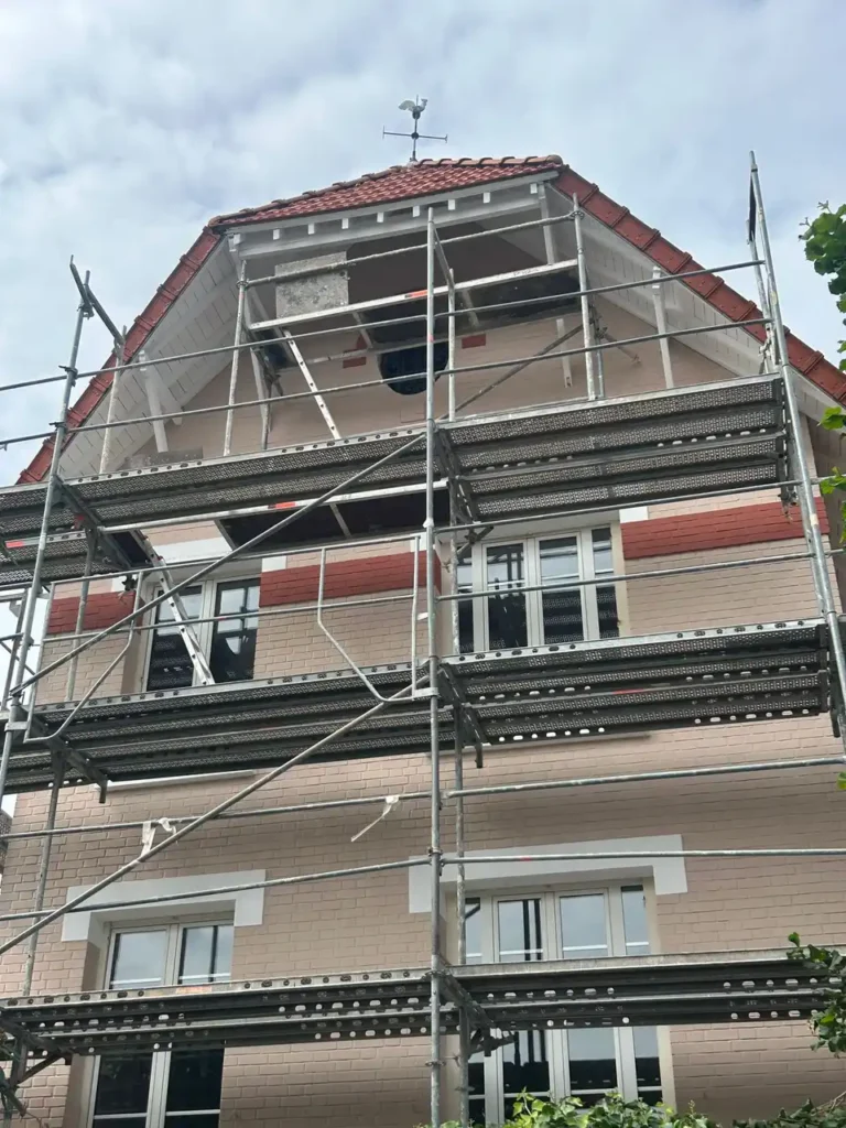 Chantier facade avant apres 92140