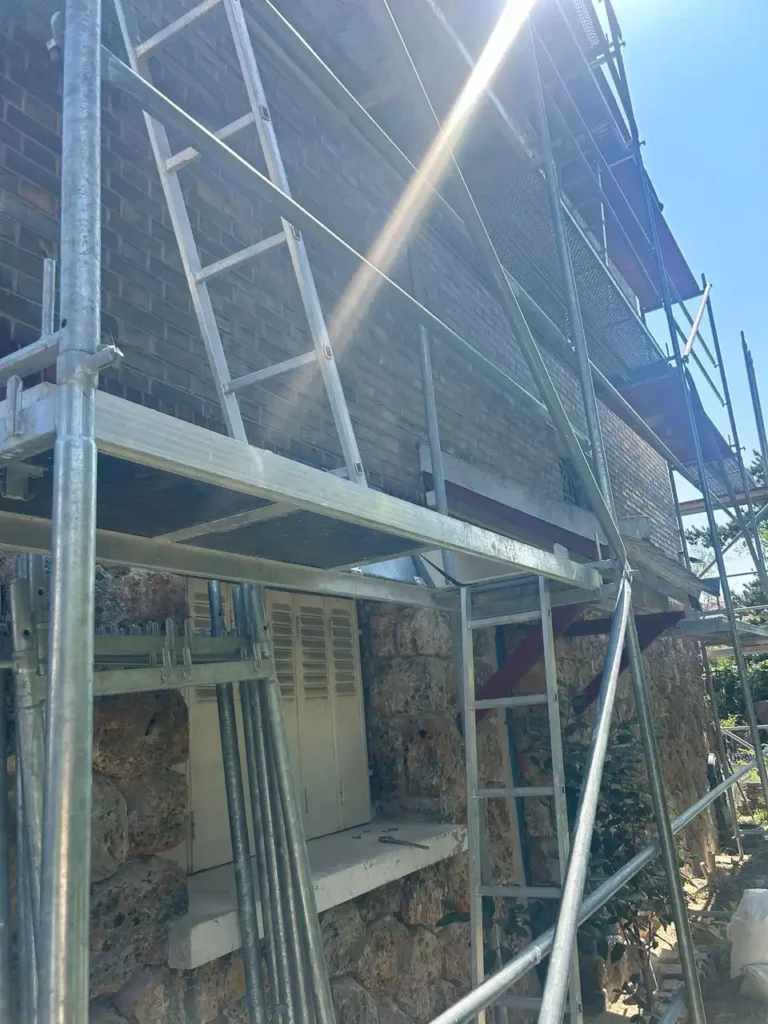 Chantier ravalement brique clamart