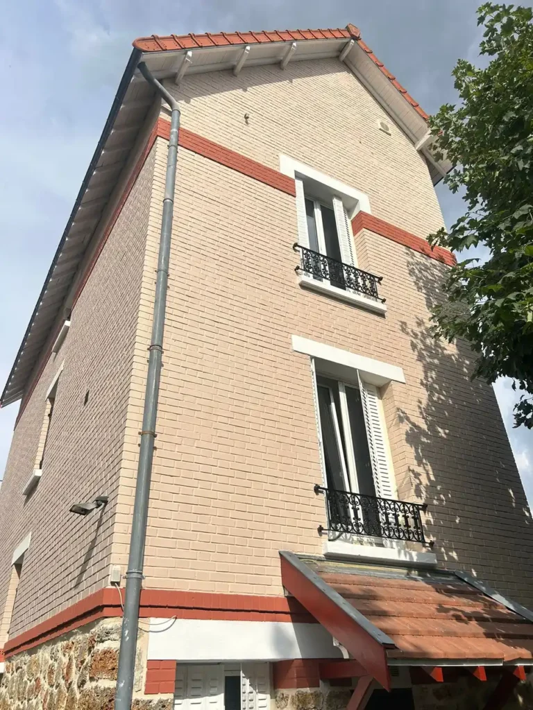 Nettoyage jointure brique clamart