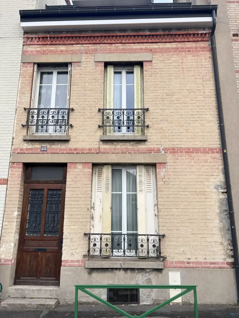 Ravalement facade brique malakoff