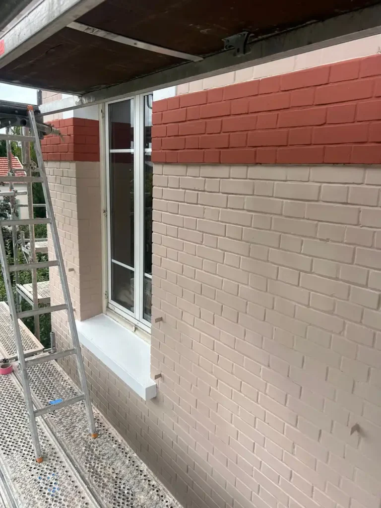 Relooking facade brique clamart