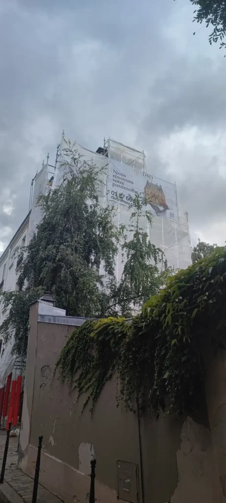 Chantier ravalement chaux paris18