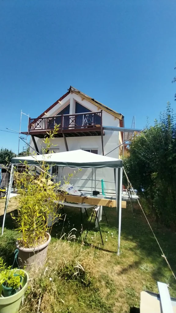 Facade traditionnelle renovee morsang