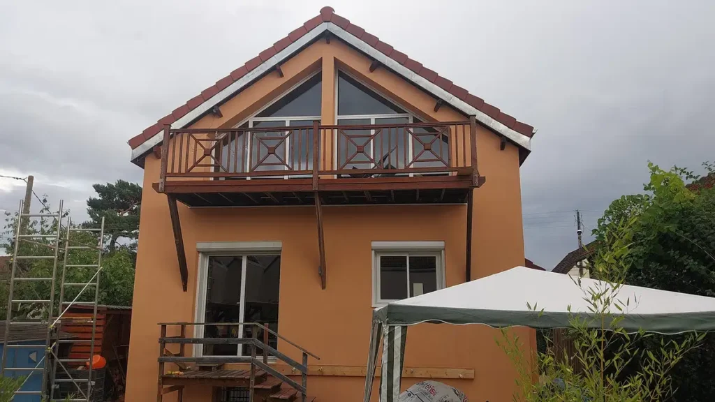 Maison fibre de bois ite 91390