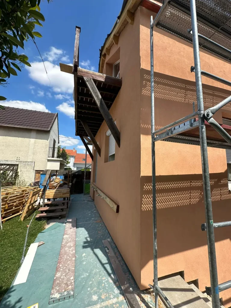 Renovation facade morsang essonne