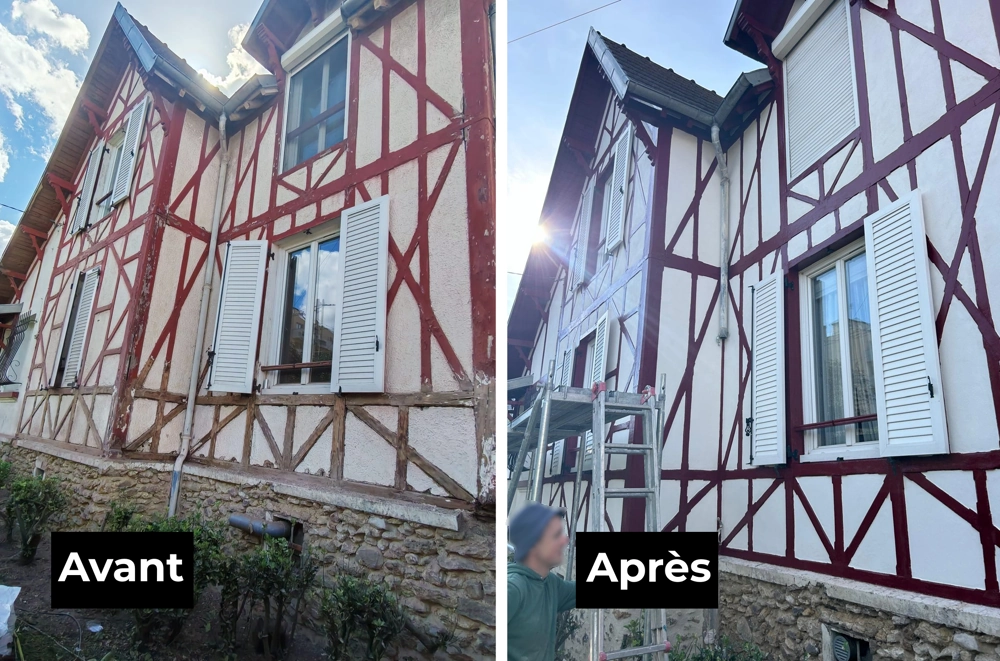Ravalement de façade ancienne