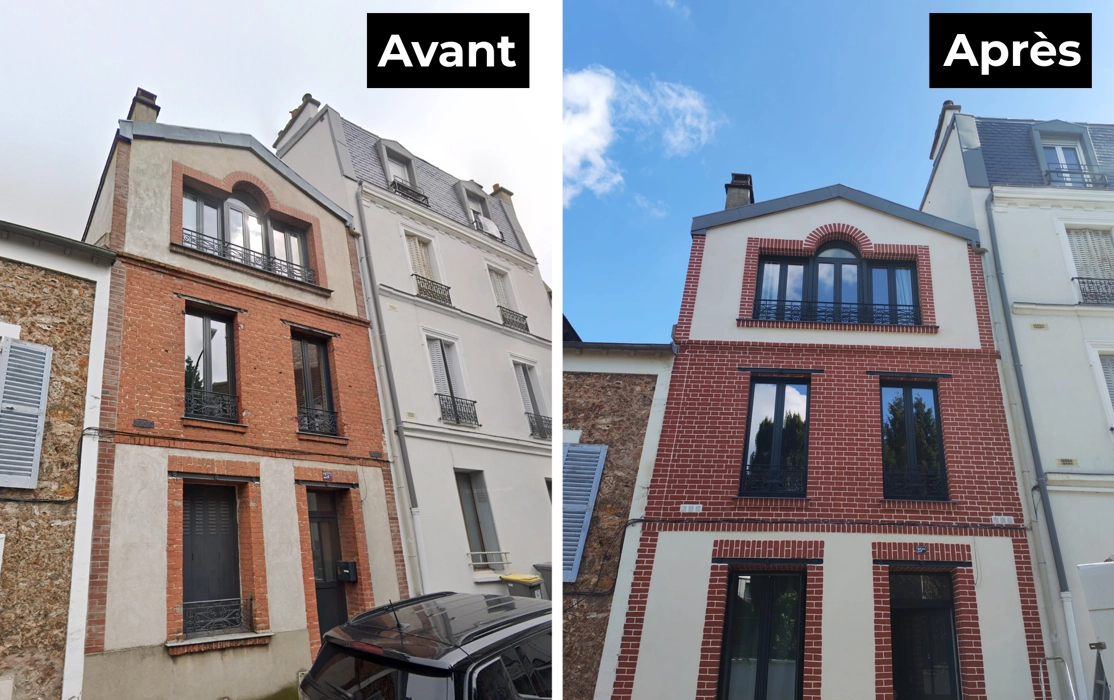 Rénovation de façade Meudon
