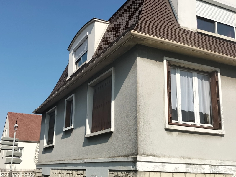 Rénovation d'un enduit maison