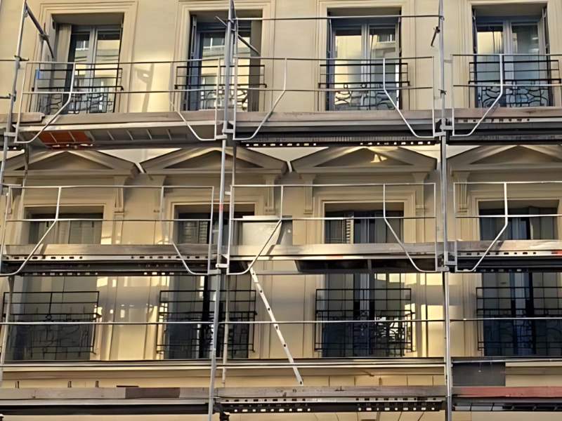 Rénovation de modénature de façade Restauration modénature pierre de taille